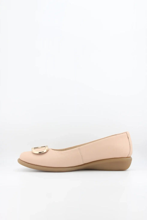 DFC Relax Leather Slip-On Loafers with Buckle